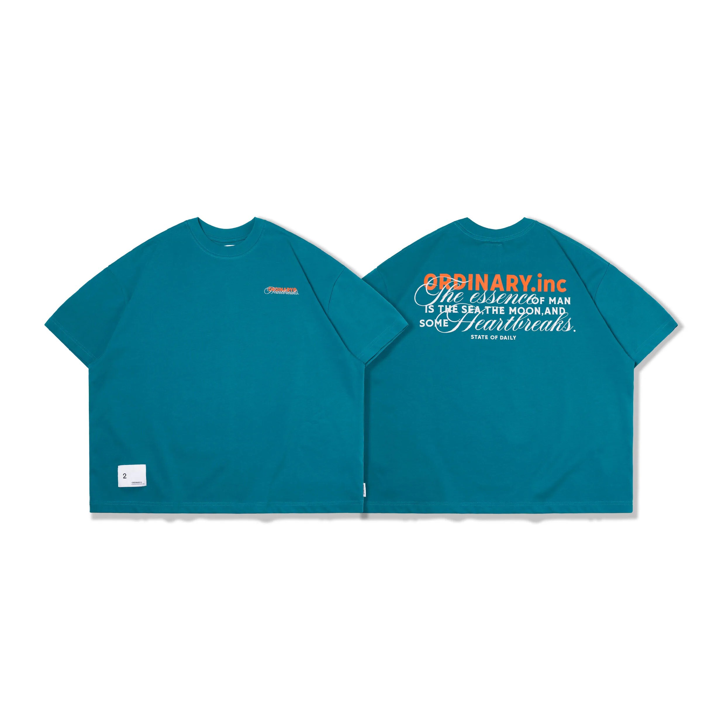 ORDINARY Heart Break Tee 心碎語錄短Tee