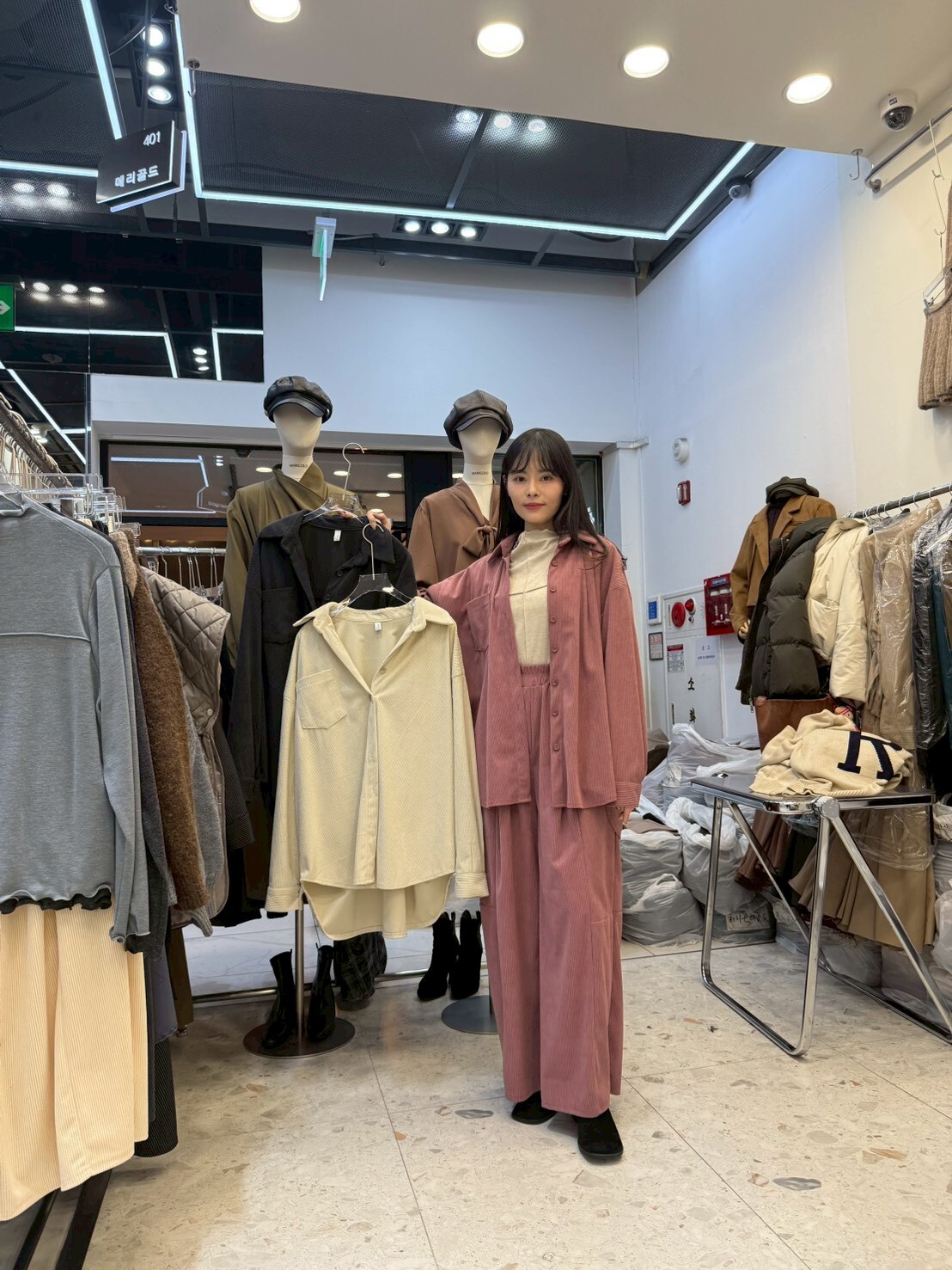 MG5407 仿燈心絨恤衫