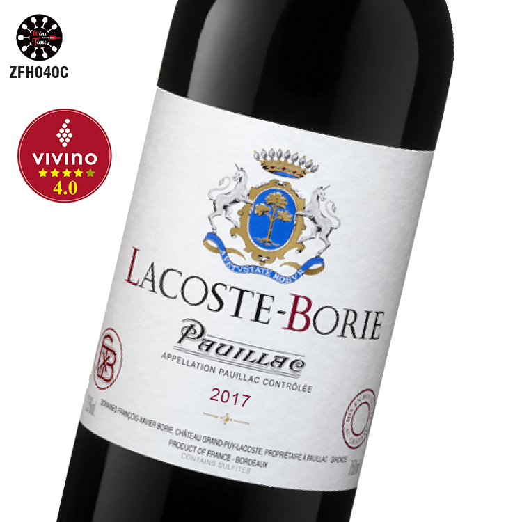 Chateau Lacoste Borie 2017 拉古斯酒莊副牌 Pauillac 波亞克  (375ml)
