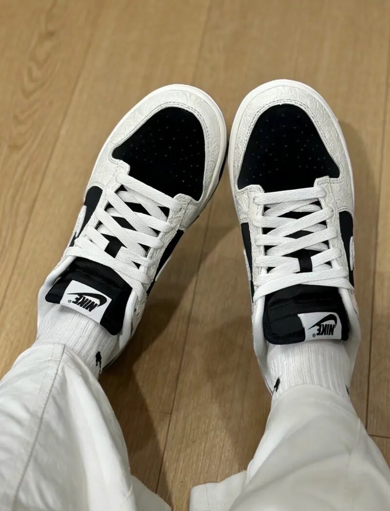 KTQ STORE ‧ Nike Dunk Low "Embossed Black Sail" 浮雕 反轉熊貓 馬年限定 IF3944-001