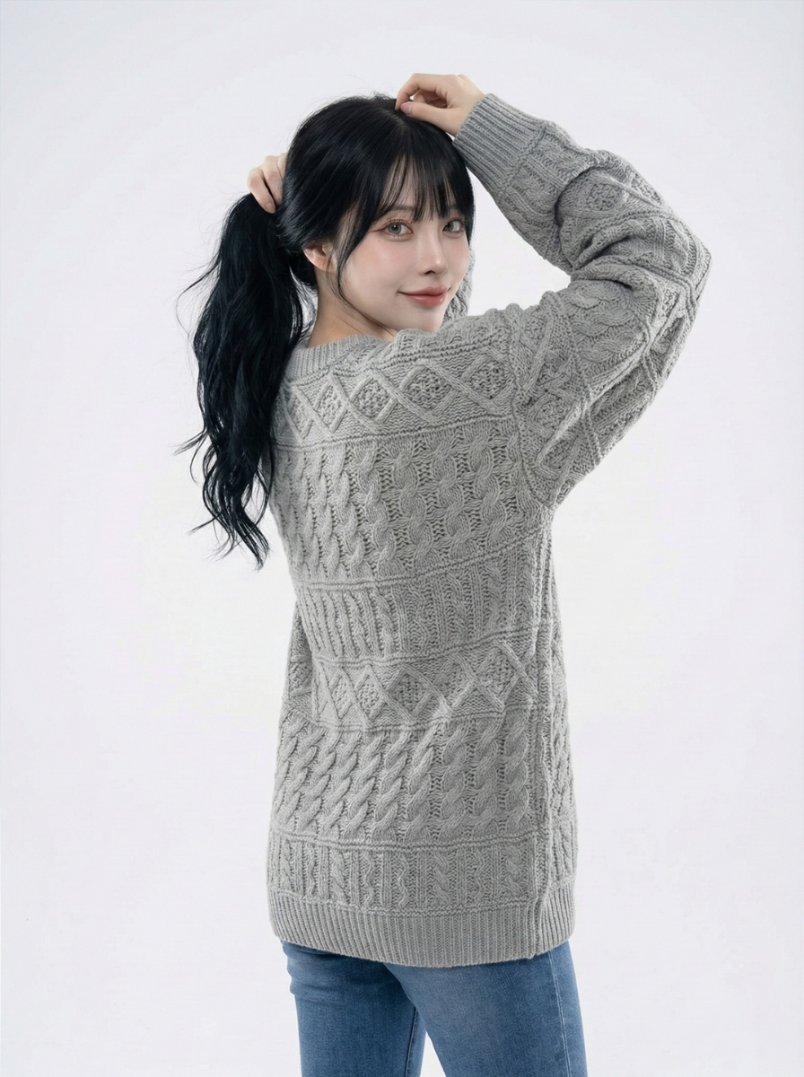 ML 冷衫 絞花針織TOP