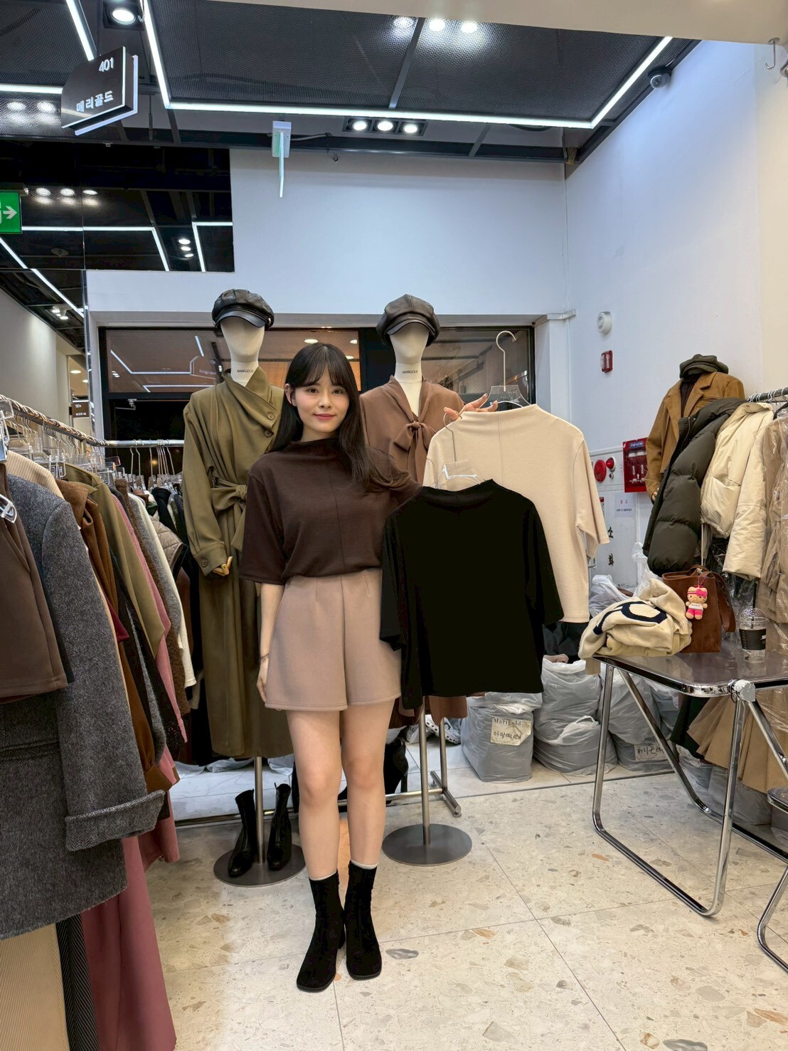 MG5425 立領中車縫線上衣