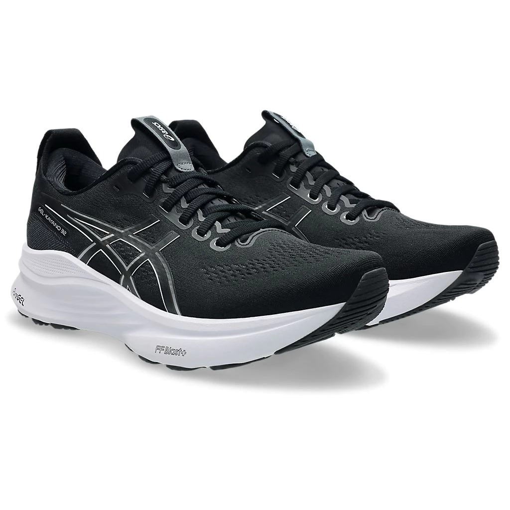 男鞋 ASICS GEL-KAYANO 32-2E 黑白 寬楦 支撐 緩震 透氣 回彈 拉環 運動 慢跑鞋【1011C051-002】
