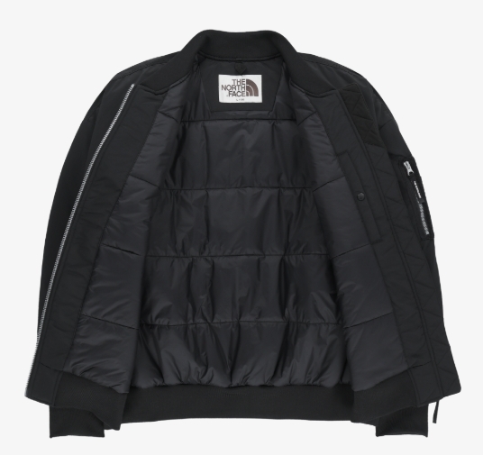 【Luxury】韓國限定 白標  The North Face  WHITE LABEL 防風 羽絨外套 飛行外套 夾克 風衣 防潑水 JACKET 黑 防水防風