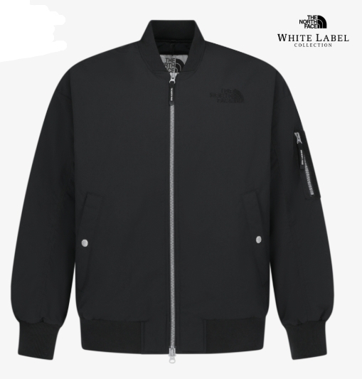 【Luxury】韓國限定 白標  The North Face  WHITE LABEL 防風 羽絨外套 飛行外套 夾克 風衣 防潑水 JACKET 黑 防水防風