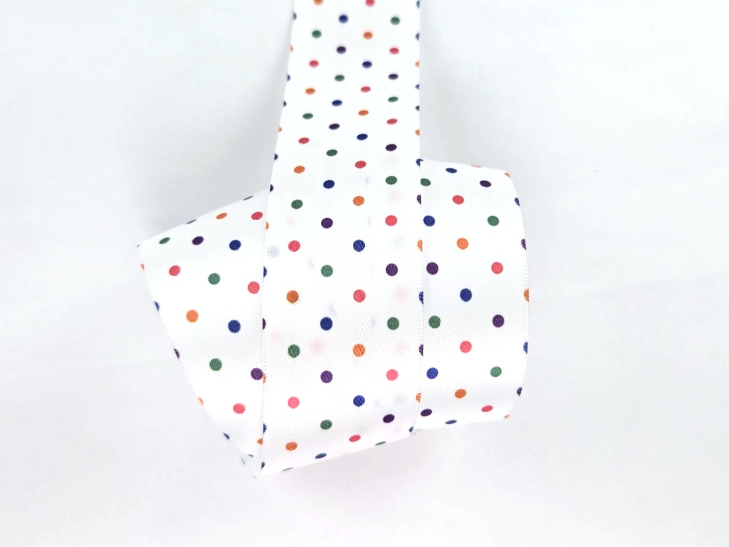 歡樂彩色圓點單緞面/38mm 兩種圖案