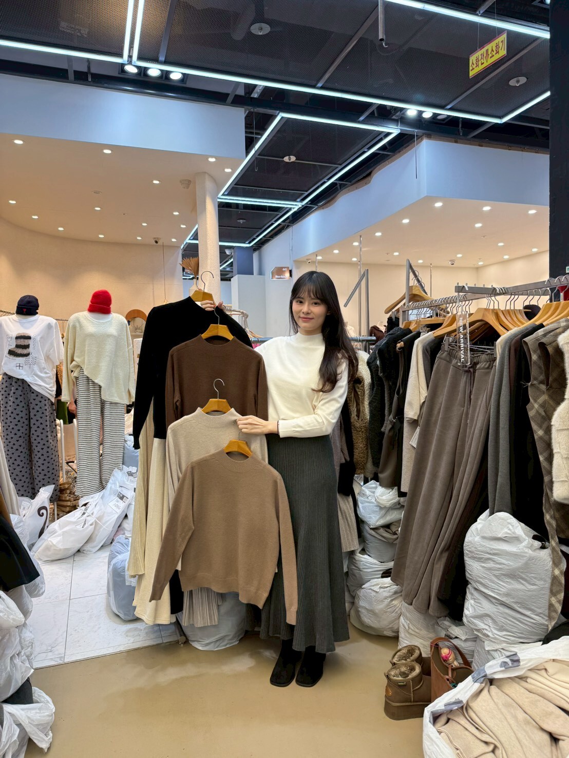 SA5116 小立領長袖針織上衣