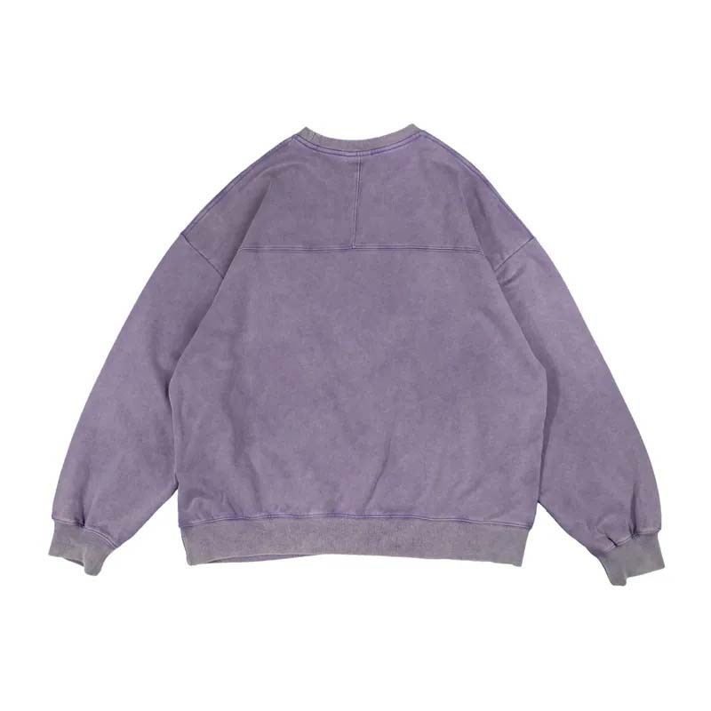 idealism Collage Sweatshirt Purple 紫色 大學T 長袖 ID25047-PL [台灣現貨]