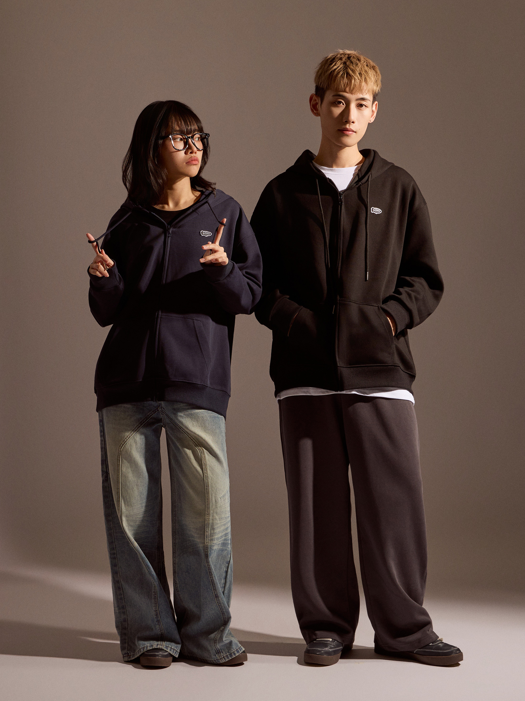 六色大暖流連帽外套