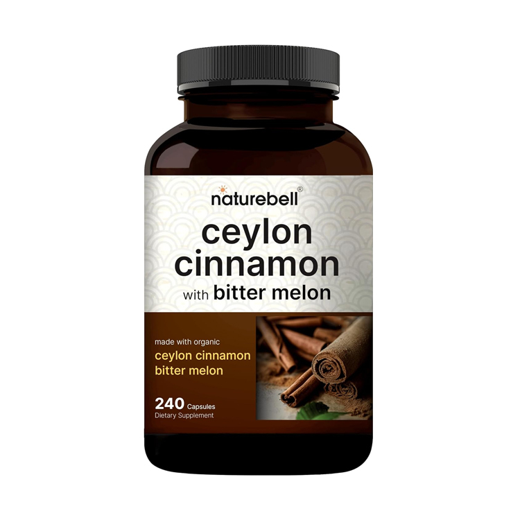 美國Naturebell有機錫蘭肉桂9000毫克+有機苦瓜素30毫克, 240粒膠囊