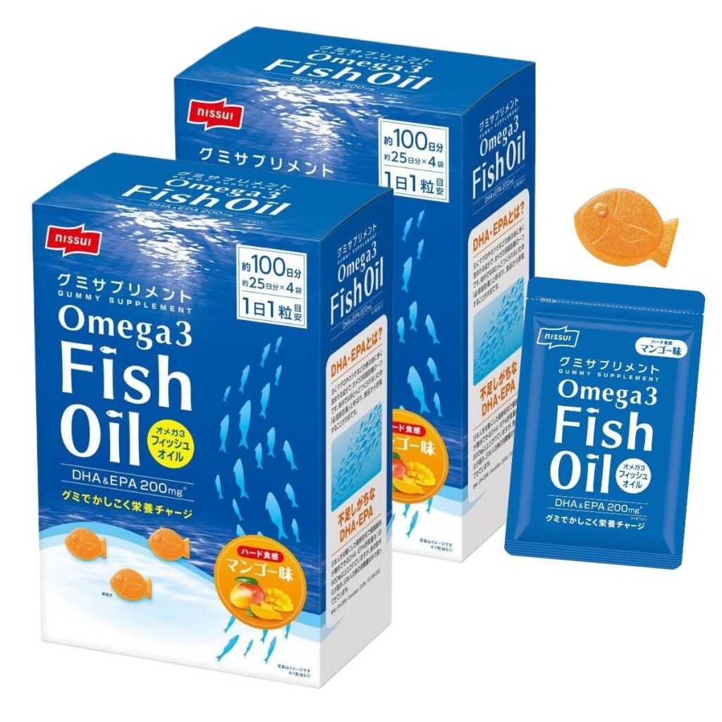 (預購商品) 日本 NISSUI Omega-3 魚油軟糖 25日份