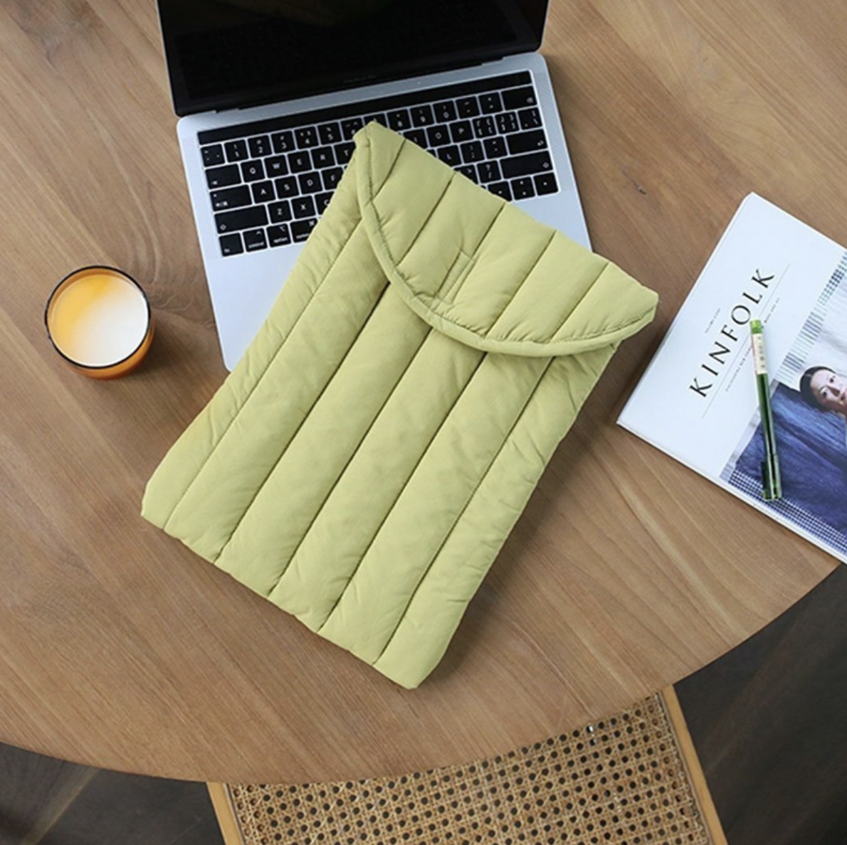 ins風太空棉11-15吋筆電包  二色售