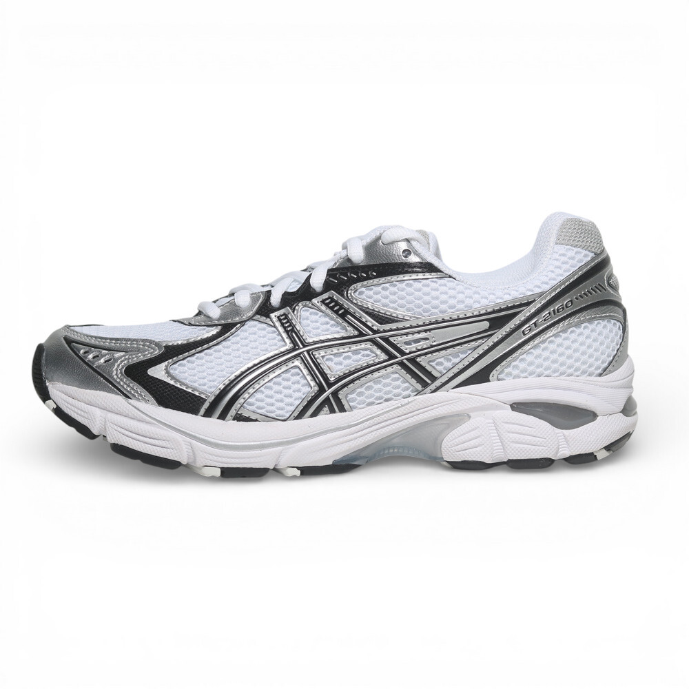 ASICS 慢跑鞋 GT-2160 白黑銀 復古 情侶鞋 男女 1203A796100