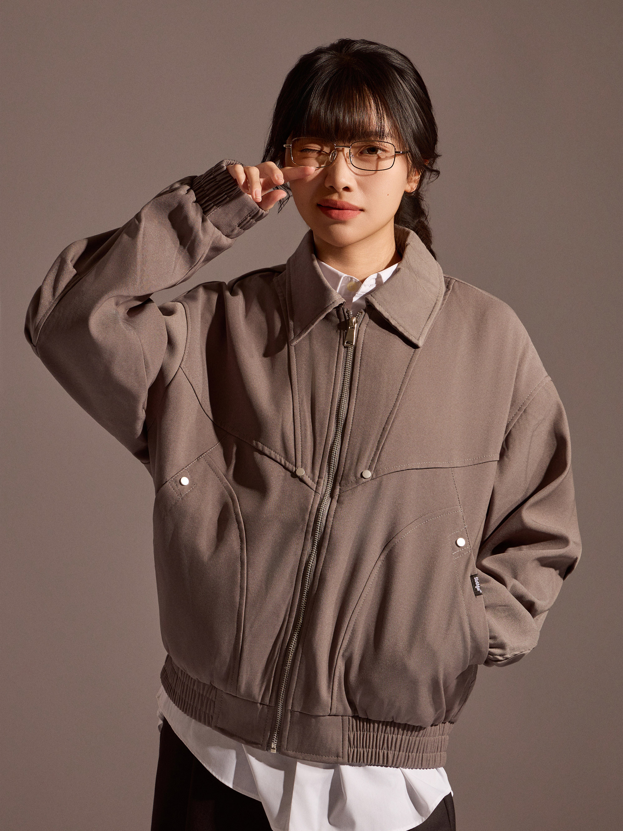 斜標剪線工裝外套