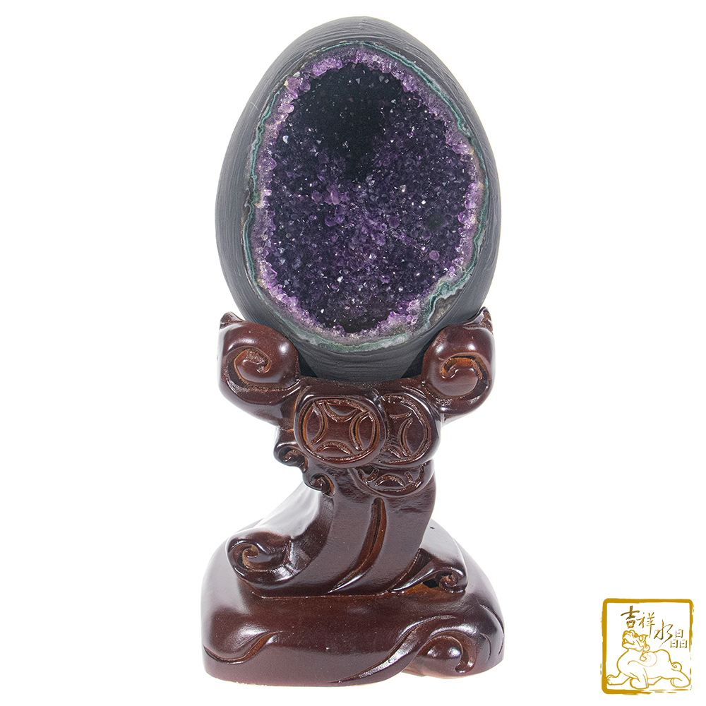 烏拉圭紫水晶恐龍蛋 1.93kg 開運聚財