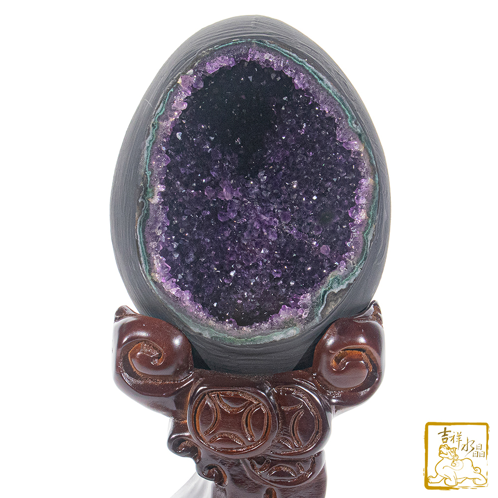 烏拉圭紫水晶恐龍蛋 1.93kg 開運聚財