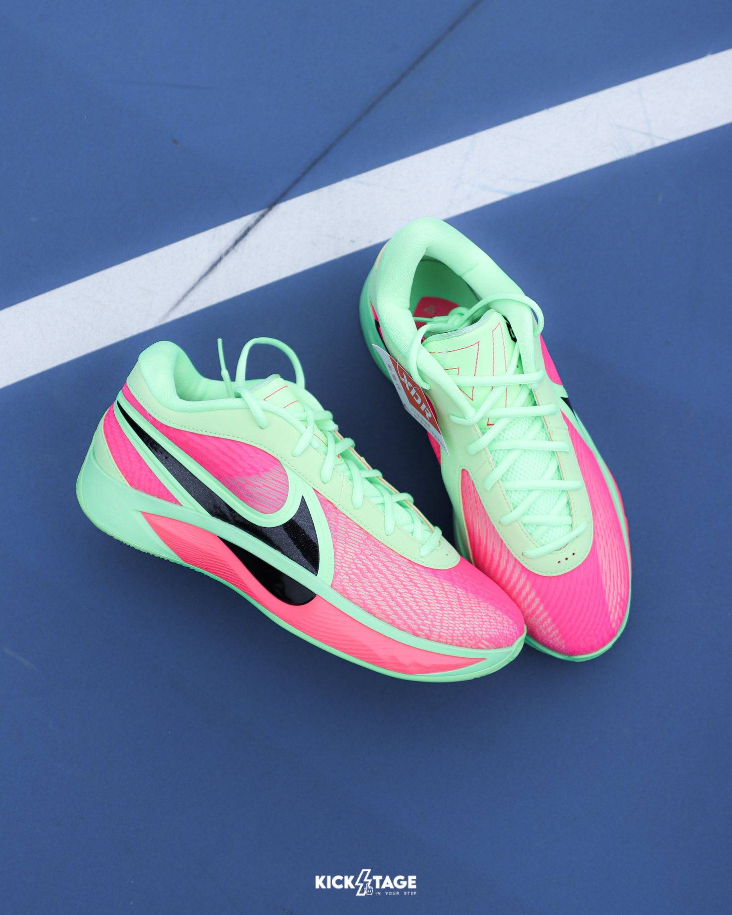 〈特價售出無退換〉男鞋 NIKE GIANNIS FREAK 6 NRG 字母哥 粉綠 緩震 氣墊 運動 實戰 籃球鞋【HJ9110-300】PINKS 25SALE