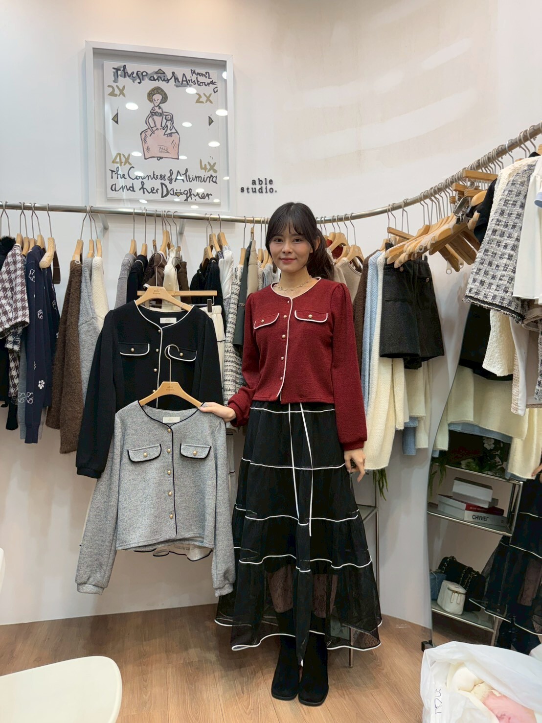 AS5433 金屬紐扣簡潔外套