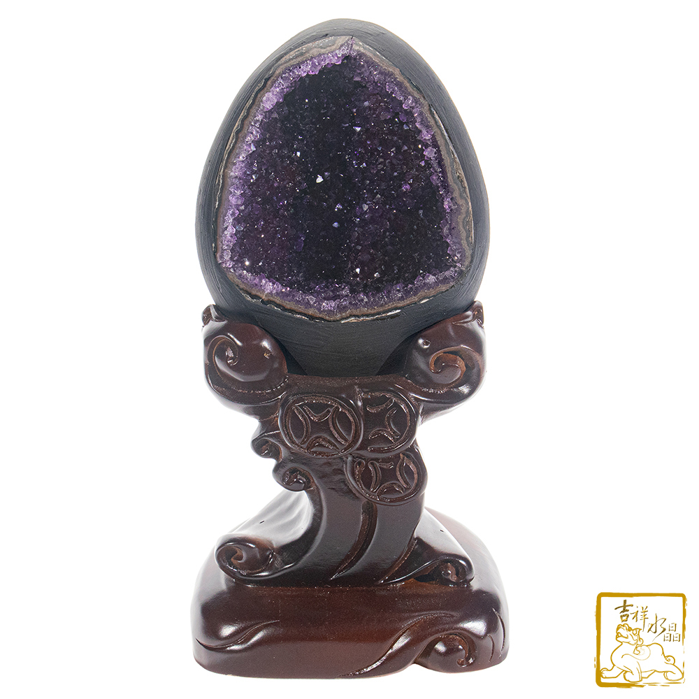 烏拉圭紫水晶恐龍蛋 2.03kg 開運聚財