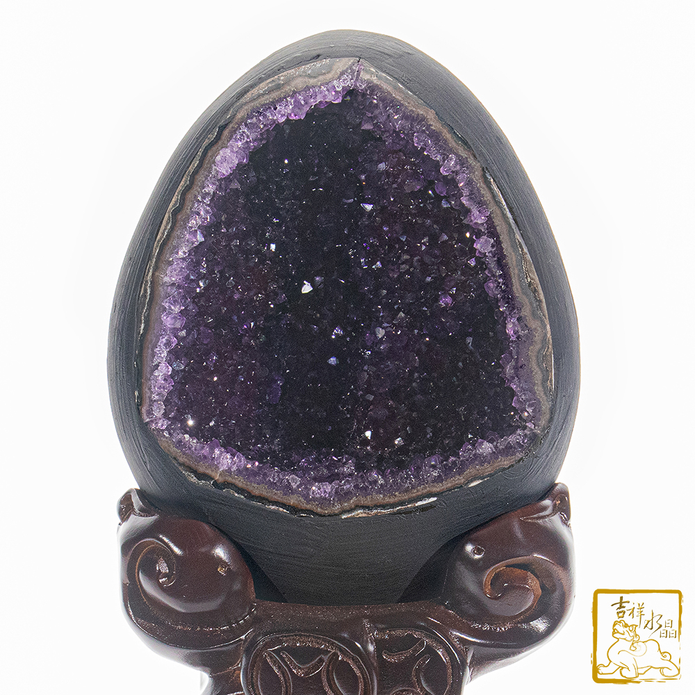 烏拉圭紫水晶恐龍蛋 2.03kg 開運聚財