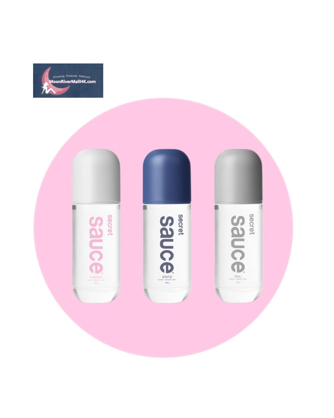 Sauce 潤滑液 綜合組 (刺激高濃 + 真實中濃 + 舒適低濃 各1支)