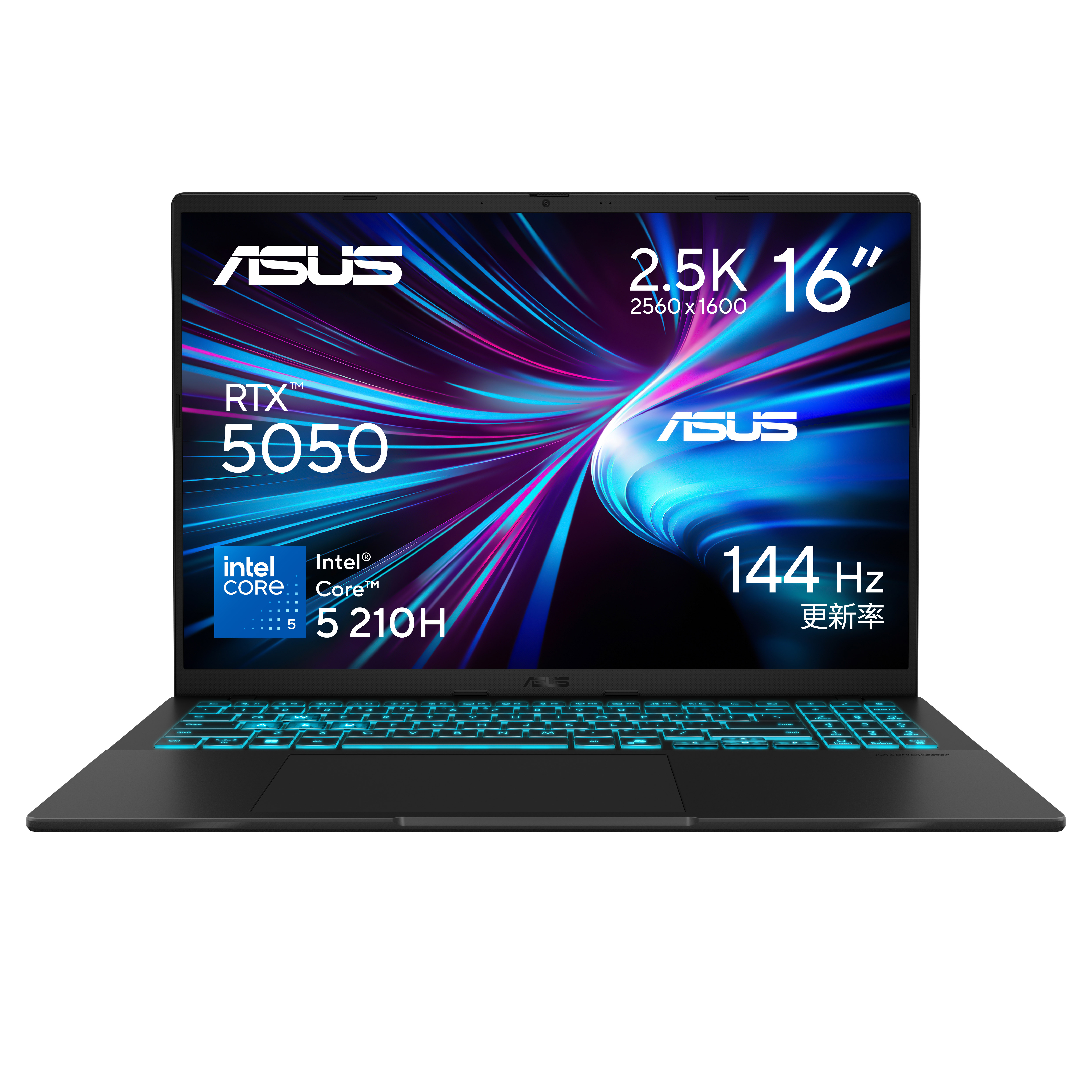 ASUS Gaming V16 16吋 (144Hz, Intel Core 5-210H, 16GB+1TB SSD, RTX5050) V3607VH-RP047W