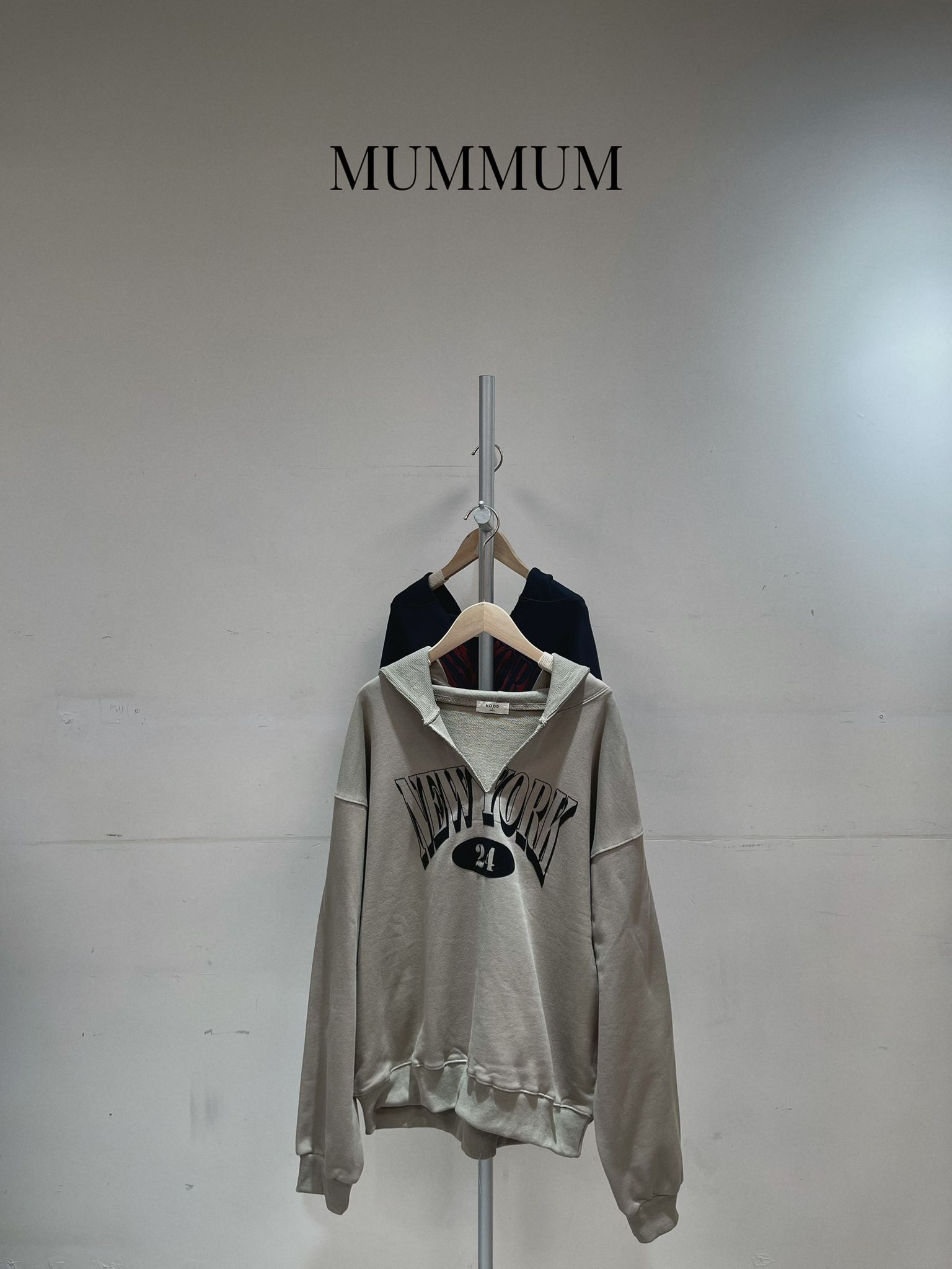 0213075a/歐美風字母開領連帽衛衣 48/44/25-27