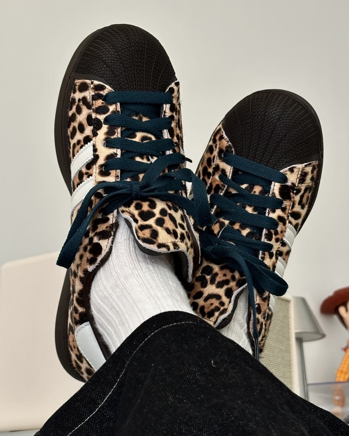 ADIDAS SUPERSTAR 2.0 貝殼頭 愛迪達 三葉草 豹紋奶油白 復古綠 米黃 咖啡色 焦糖底 女鞋 KI4203 / 調貨