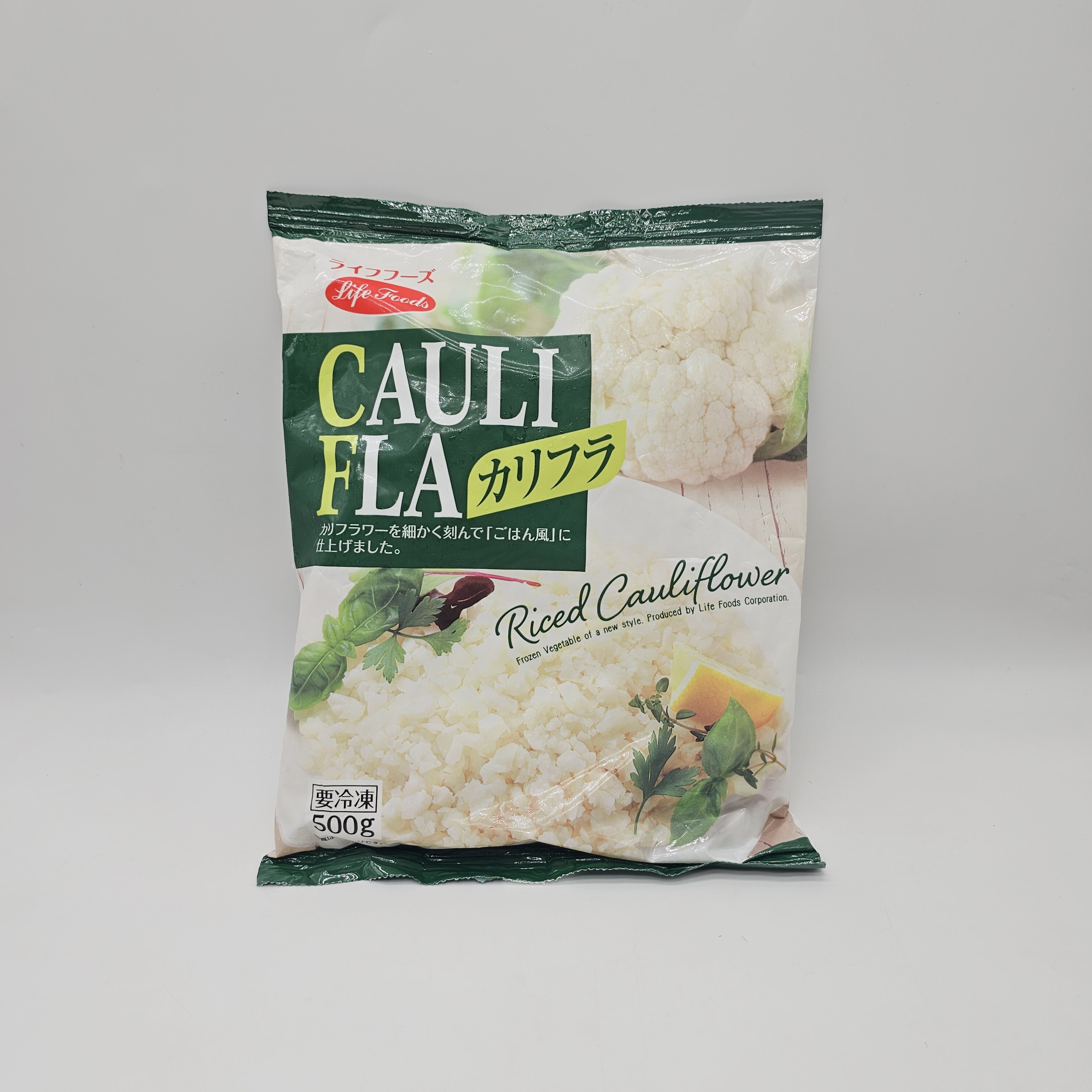 急凍椰菜花飯  500G  (急凍-18°C) 菜反 米