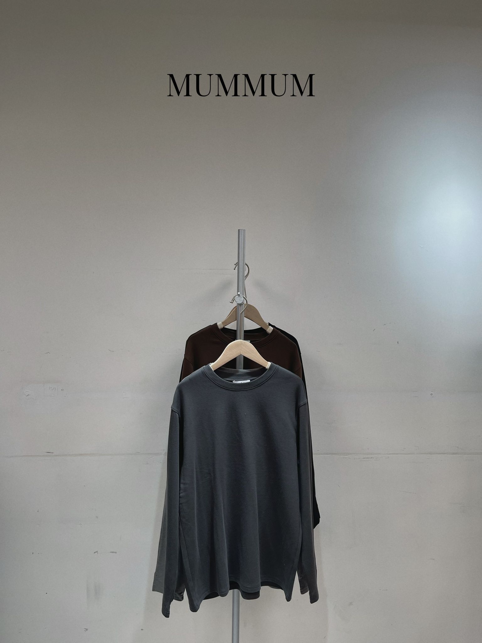 0213076a/經典純色休閒棉質長袖上衣 42/42/27