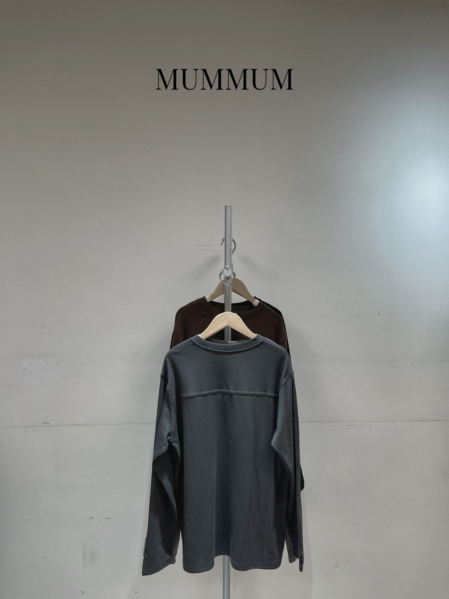 0213076a/經典純色休閒棉質長袖上衣 42/42/27