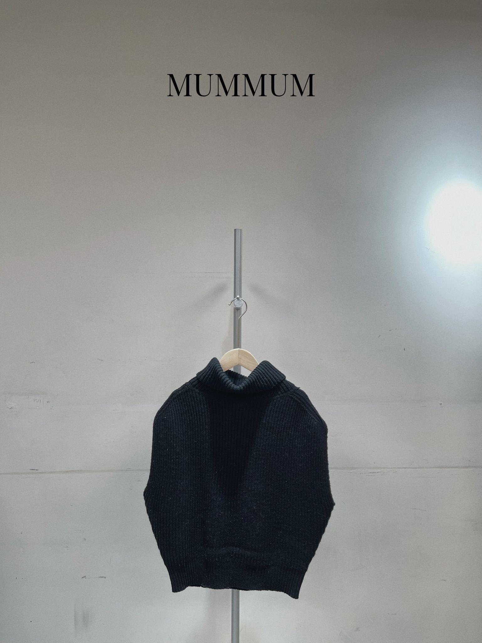 0213078a/翻領針織寬鬆背心穿搭 44/34/22