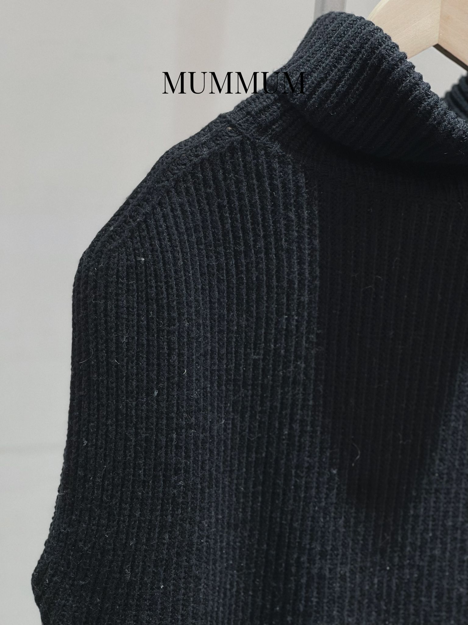 0213078a/翻領針織寬鬆背心穿搭 44/34/22