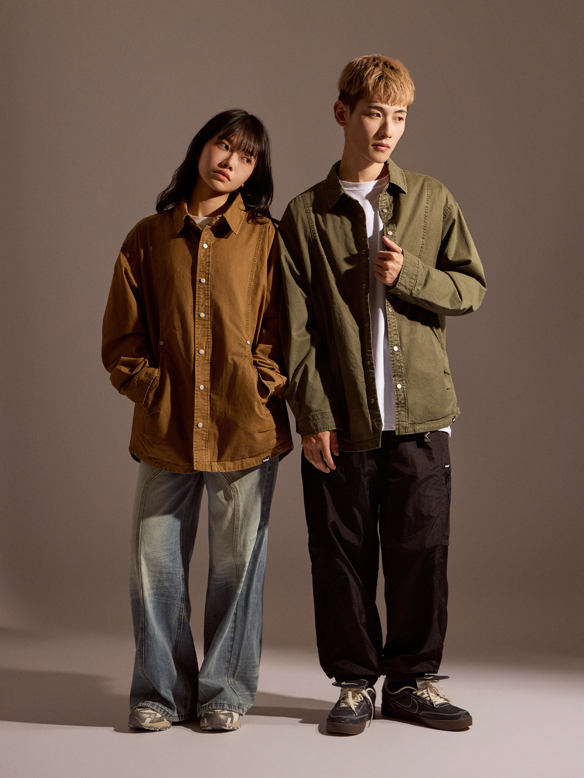 懶車隊防水襯衫外套