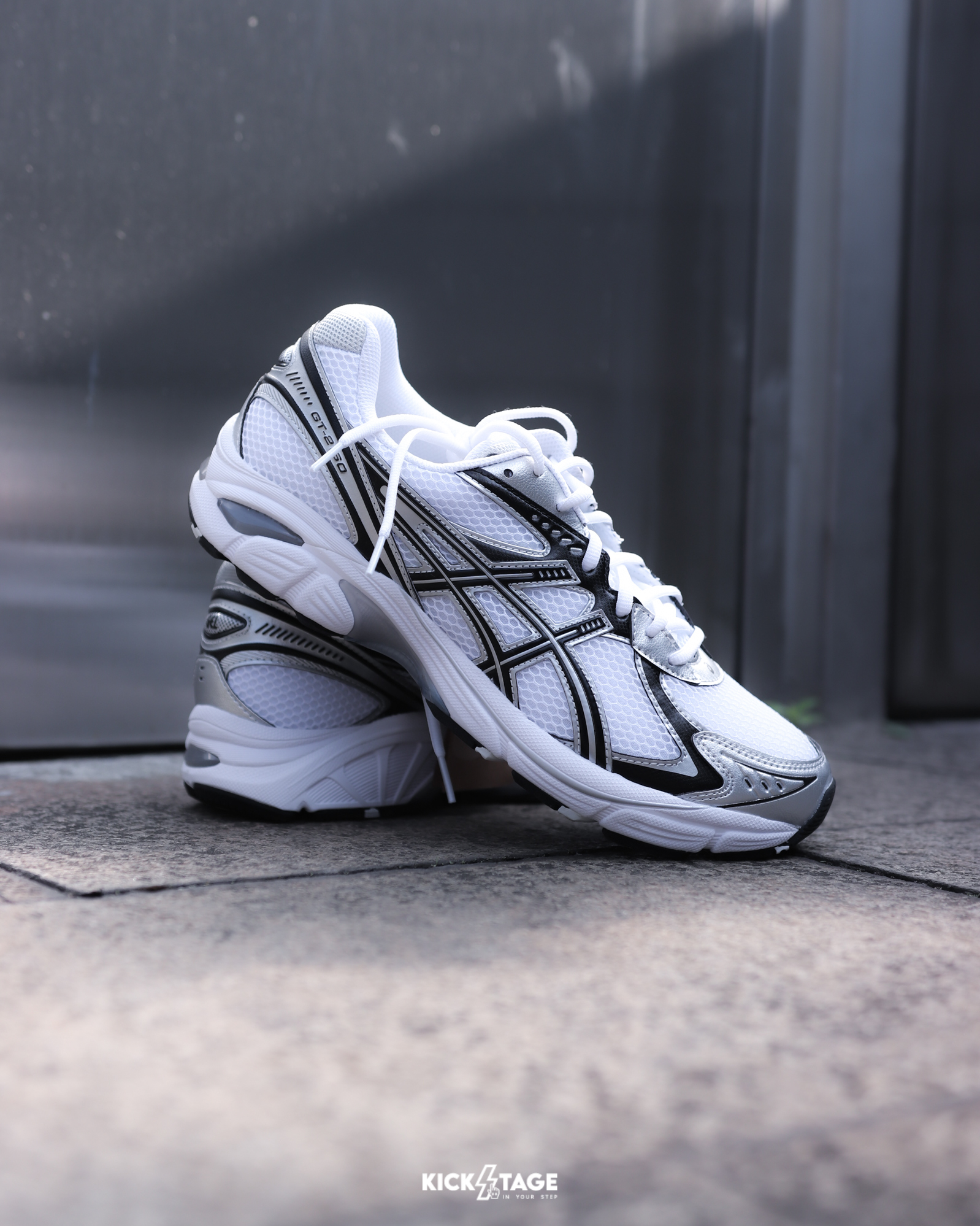 男女鞋 ASICS GT-2160 'White Black Silver' 白黑銀 復古 Y2K 老爹鞋 運動鞋 休閒跑鞋【1203A796-100】KITH平民版