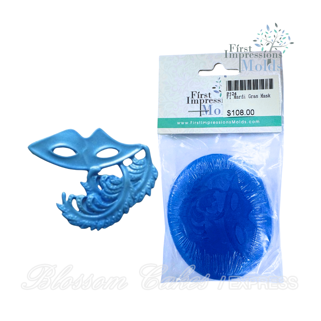 FI Mardi Gras Mask Silicone Mold