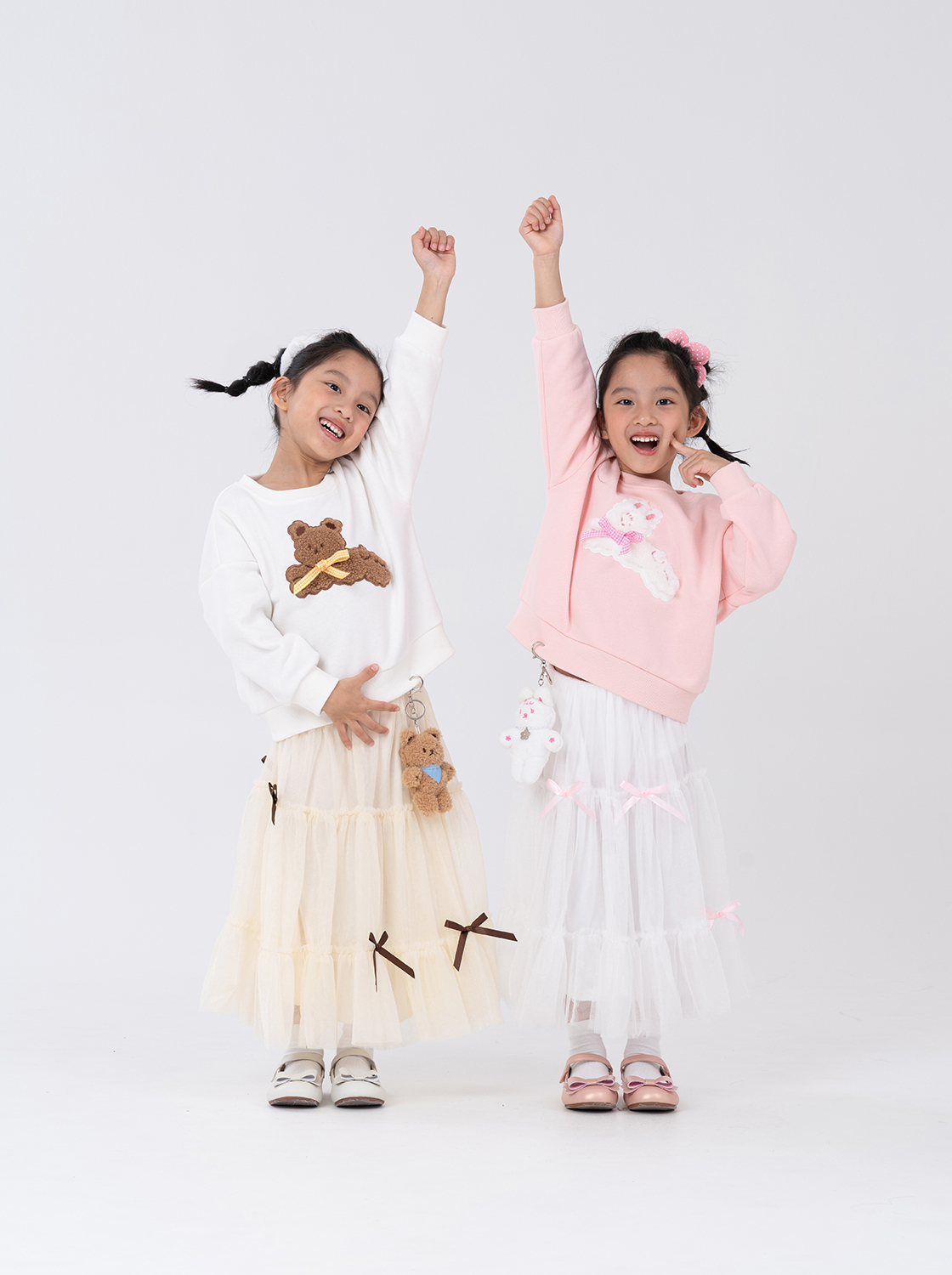 閃亮亮蝴蝶結紗裙【童裝】