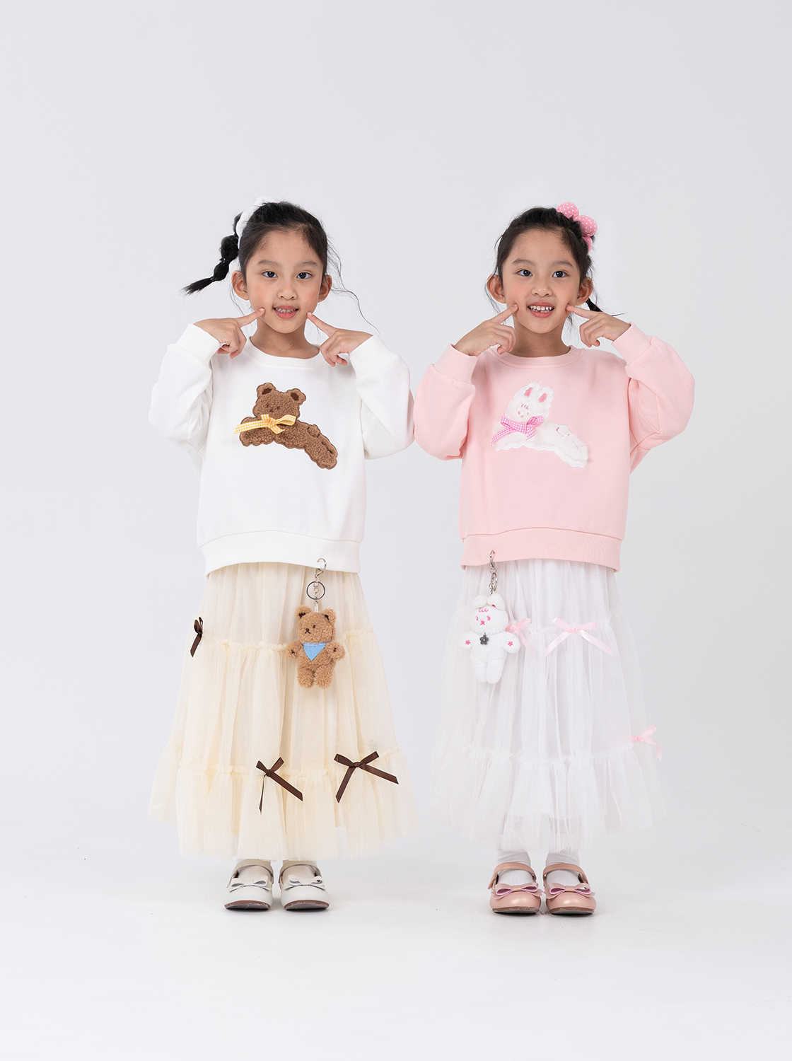 閃亮亮蝴蝶結紗裙【童裝】