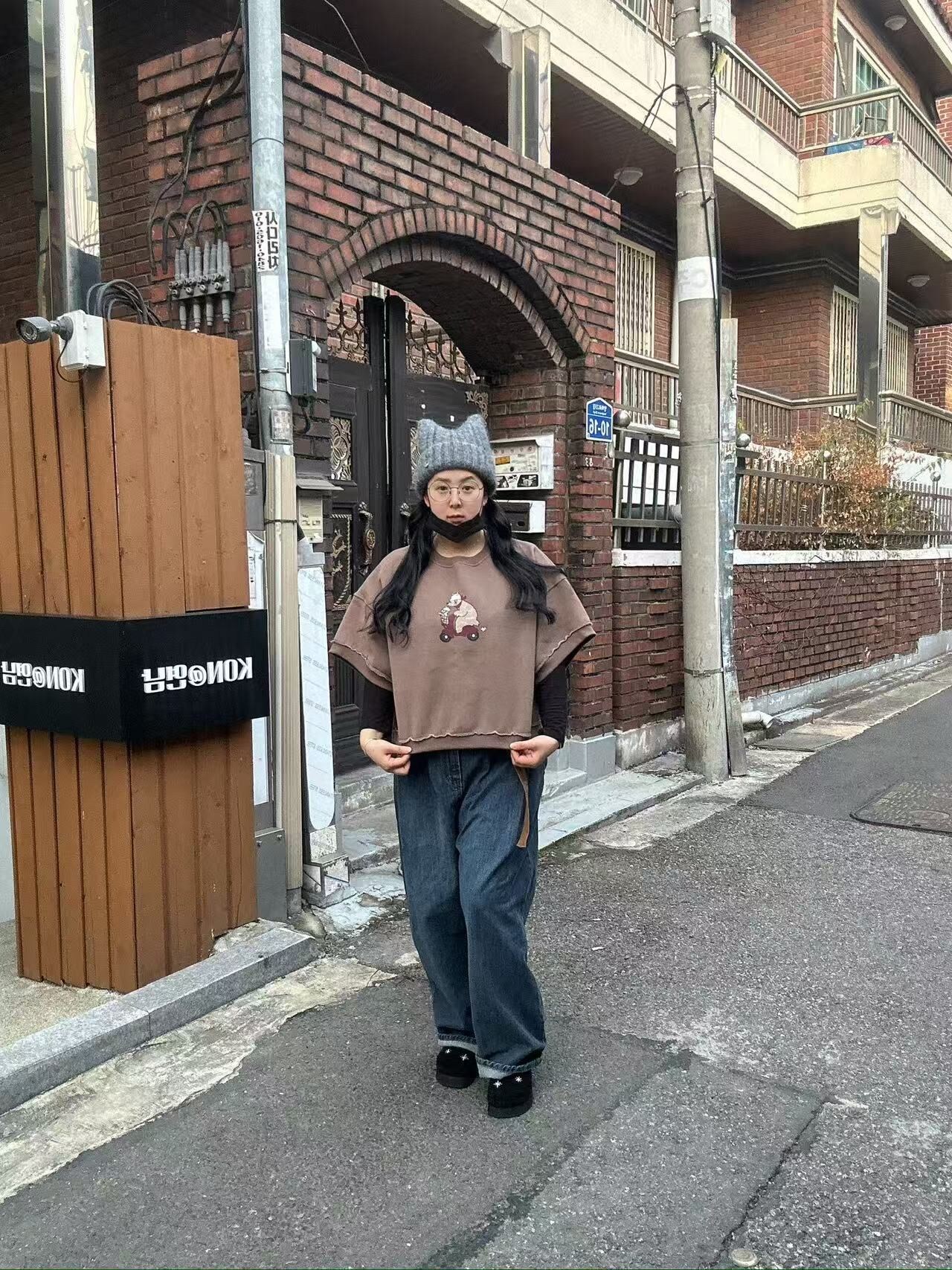 【預購】SS010806 長袖圖案上衣