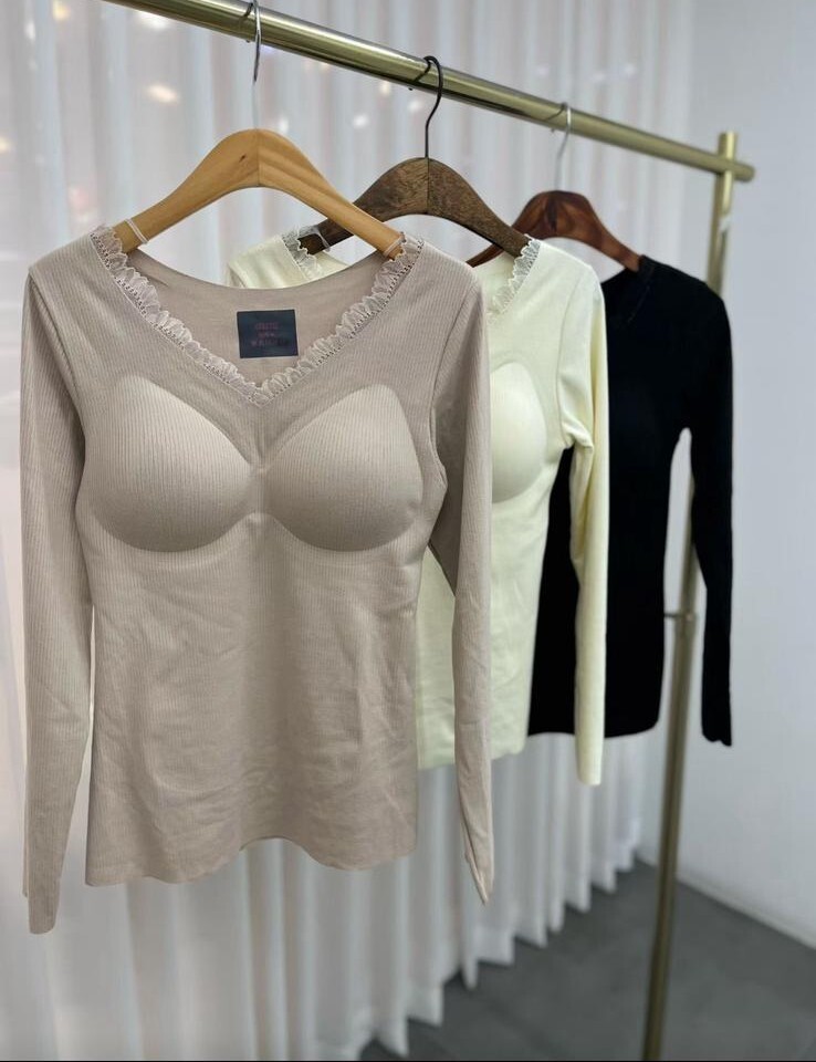 HH56 長袖發熱內衣 暖宮 防靜電 20%羊毛 蠶絲抗菌 SIZE:L-XXL    L =S/M  XL =M/L  XL=L/XL  XL=XL /XXL MADE IN KOREA