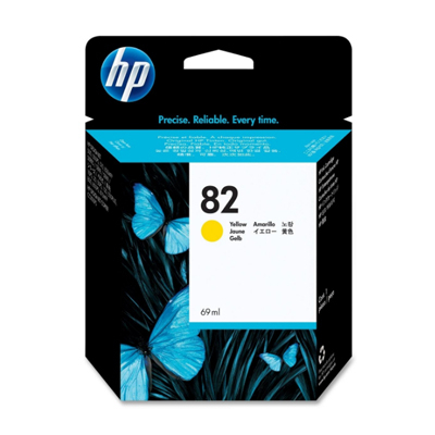 HP C4913A NO82 YELLOW INK CARTRIDGE 101072074