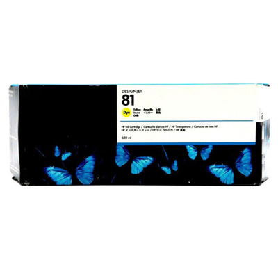 HP C4933A YELLOW DYE INK FOR DSJ5000/5500 101072083