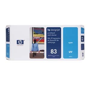 HP C4961A(NO 83) UV CYAN 藍色 打印頭 及清潔器 101072099