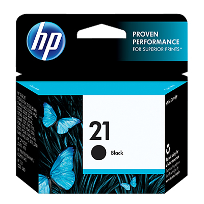 HP C9351AA NO21 BLACK INK CARTRIDGE 101072160