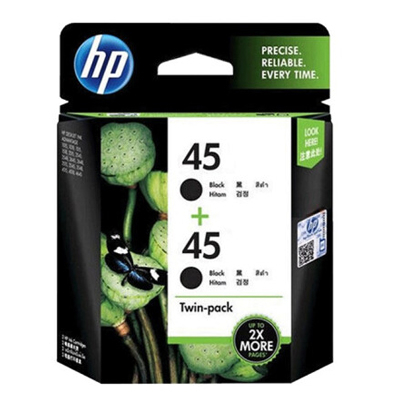 HP CC625AA(NO 45 X 2) BLACK黑色 墨盒 (51645A X 2) 101072233