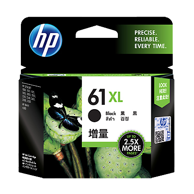HP CH563WA (NO.61XL) BLACK黑色 墨盒 101072312