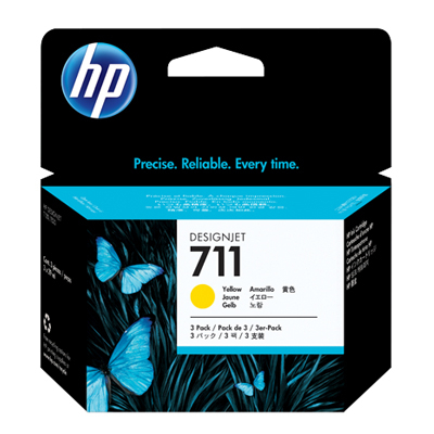 HP CZ136A (NO.711) YELLOW 黃色 墨盒 101072376