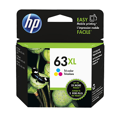 HP F6U63AA (NO.63XL) TRI COLOR ORIGINAL 墨盒   101072422