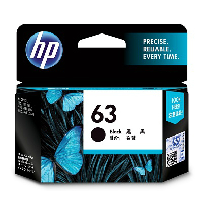 HP F6U62AA (NO.63)  BLACK黑色 墨盒   101072425
