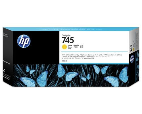 HP F9K02A (NO.745) YELLOW 黃色 墨盒   101072474